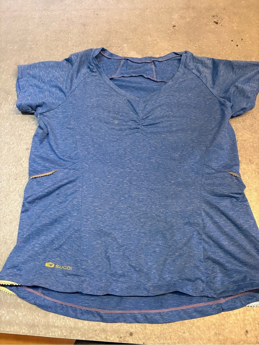 Sugoi Blue Short Sleeve Bike Shirt